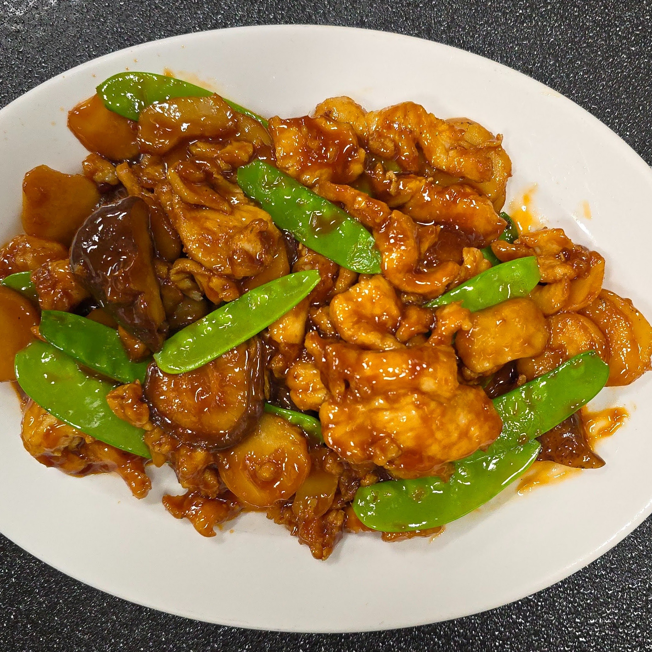 Sliced Chicken in Hot Garlic Sauce